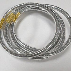 Glitter Jelly Tube Bangle Bracelets